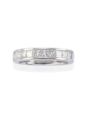 Bild PRINCESS CUT HALB MEMOIRE RING