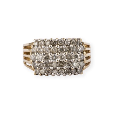 Picture GROßER BRILLANT CLUSTER RING