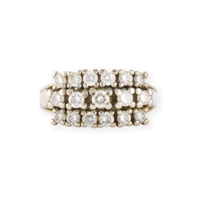 Bild RECHTECKIGER BRILLANT RING