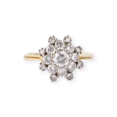 Picture BRILLANT CLUSTER RING