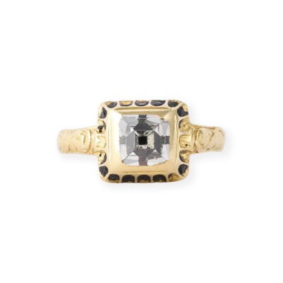 Bild VINTAGE DIAMANT PYRAMIDEN RING