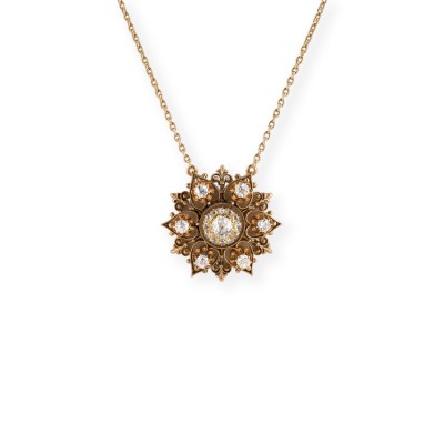 Picture STERNFÖRMIGES DIAMANT COLLIER