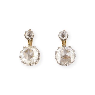 Picture ROSENDIAMANTEN OHRHÄNGER 4.00 CT