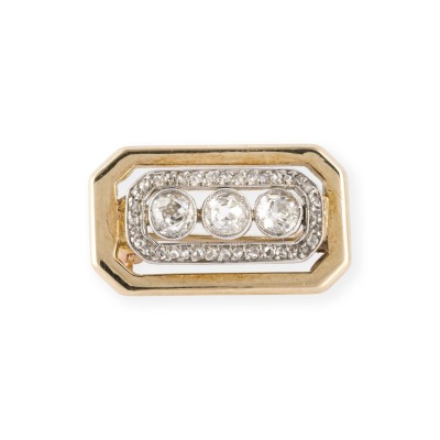 Picture GEOMETRISCHE DIAMANT BROSCHE