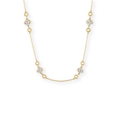 Bild LANGES BRILLANT BLÜTEN COLLIER