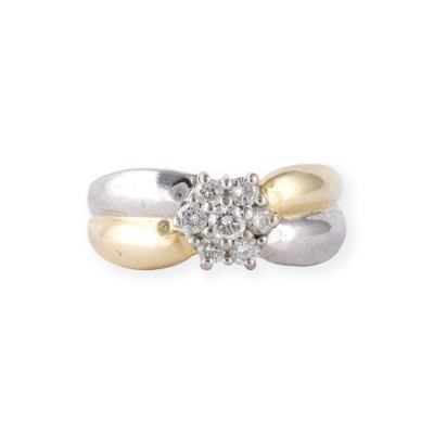 Bild BICOLOR DAISY BRILLANT RING