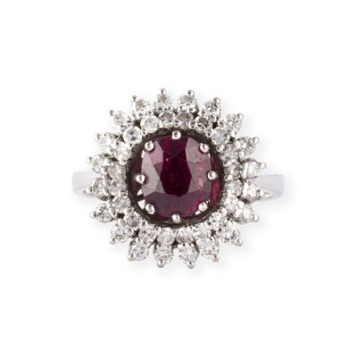 Bild RHODOLITH ENTOURAGE RING