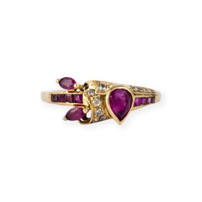 Bild ASYMMETRISCHER RUBIN RING