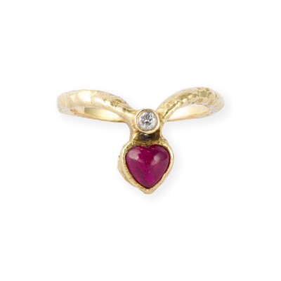 Bild RUBIN BRILLANT CHEVRON RING