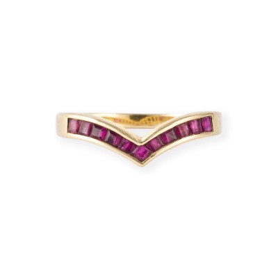 Bild RUBIN CHEVRON RING