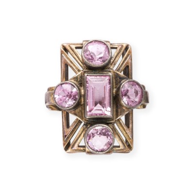 Picture VINTAGE ROSA COCKTAIL RING