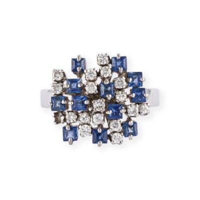 Bild SAPHIR BRILLANT CLUSTER RING