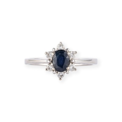 Bild SAPHIR BLÜTEN RING