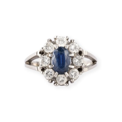 Picture SAPHIR BRILLANT ENTOURAGE RING