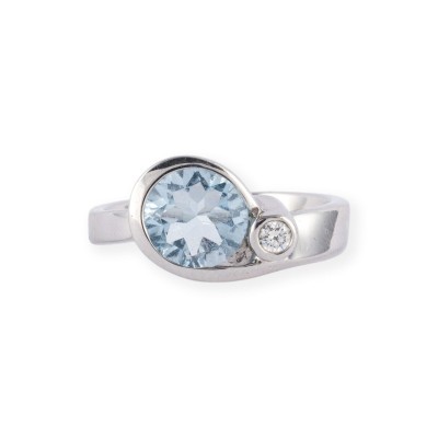 Bild MODERNER TOPAS RING