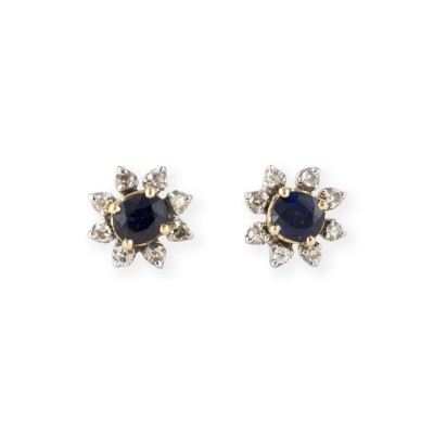 Picture SAPHIR DIAMANT OHRSTECKER