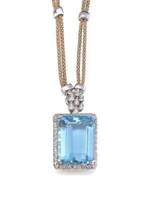 Picture SANTA MARIA AQUAMARIN COLLIER 28.65 CT.