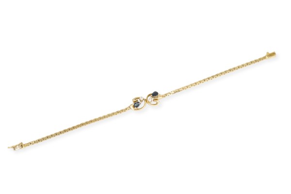 Bild ZIERVOLLES SAPHIR DIAMANT ARMBAND