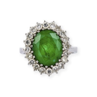 Picture SMARAGD ENTOURAGE RING