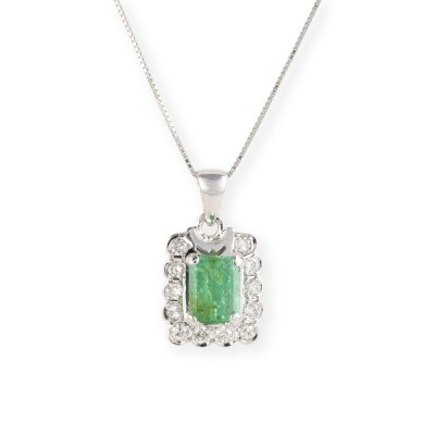Bild SMARAGD BRILLANT COLLIER