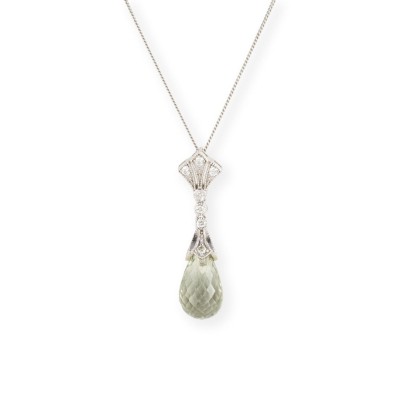 Picture PRASIOLITH COLLIER