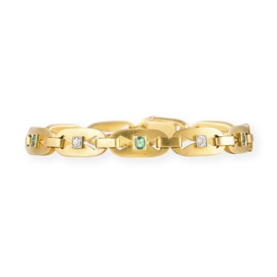 Picture SMARAGD DIAMANT ARMBAND