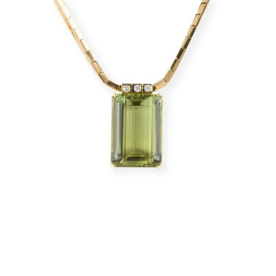 Picture IMPOSANTES GRÜNES BERYLL-COLLIER