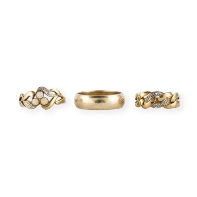 Bild 3-TEILIGES RING KONVOLUT
