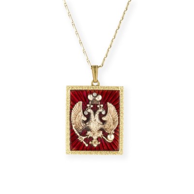 Bild COLLIER MIT DOPPELADLER ANHÄNGER