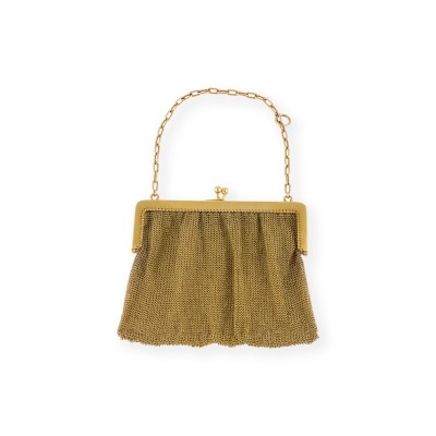 Bild VINTAGE GOLDMASCHENDRAHT HANDTASCHE