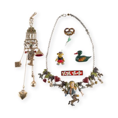 Picture 6-TEILIGES TRACHTENSCHMUCK KONVOLUT