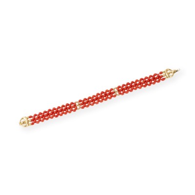 Bild SCHLEIFEN KORALLEN ARMBAND*