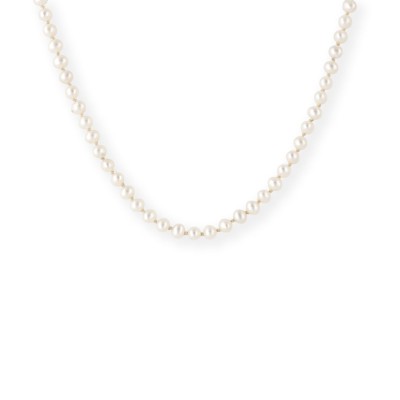 Picture ZARTES KLEEBLATT PERLEN COLLIER
