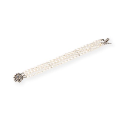 Bild 3-STRÄNGIGES PERLEN ARMBAND
