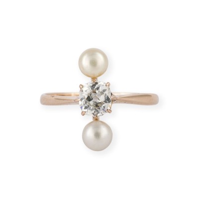 Picture PERLEN DIAMANT TRILOGIE RING
