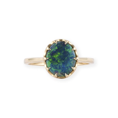 Picture SCHWARZER OPAL RING