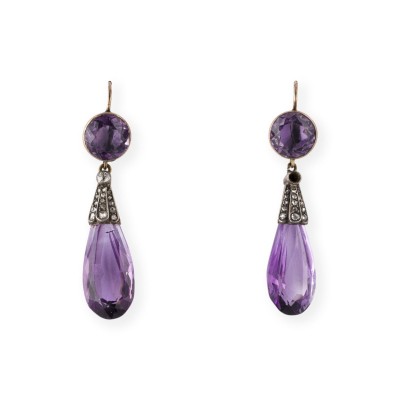 Bild AMETHYST OHRHÄNGER