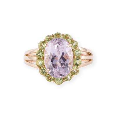 Bild MORGANIT PERIDOT ENTOURAGE RING