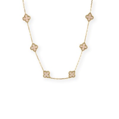 Bild 'BALESTRA' ROSA BLÜTEN COLLIER