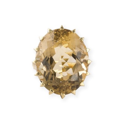 Bild CITRIN COCKTAIL RING