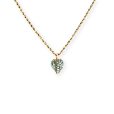Picture HERZ TÜRKIS COLLIER