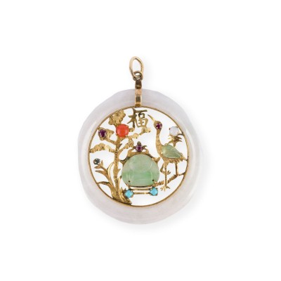 Bild MULTICOLOR JADE ANHÄNGER