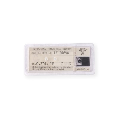 Picture PAAR BRILLANTEN 0.27 CT.