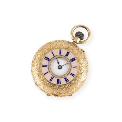 Auktion 160<br>ZISELIERTE TASCHENUHR