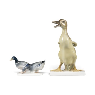 Bild ZWEI ENTENFIGUREN