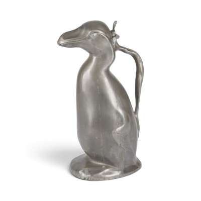 Picture JUGENDSTIL-LIKÖRKANNE IN FORM EINES ALKENVOGELS