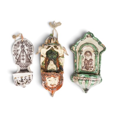 Auction 160<br>SAMMLUNG VON SECHS WEIHWASSERBECKEN