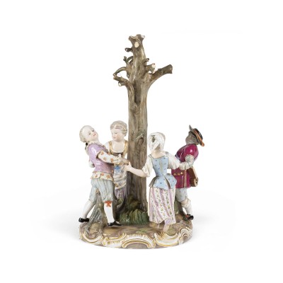 Auction 160<br>VIER GÄRTNERKINDER, TANZEND