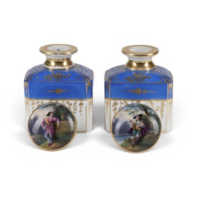 Auktion 160<br>PAAR PARFUMFLAKONS