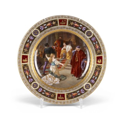 Picture PRUNKTELLER 'OTHELLO UND DESDEMONA'